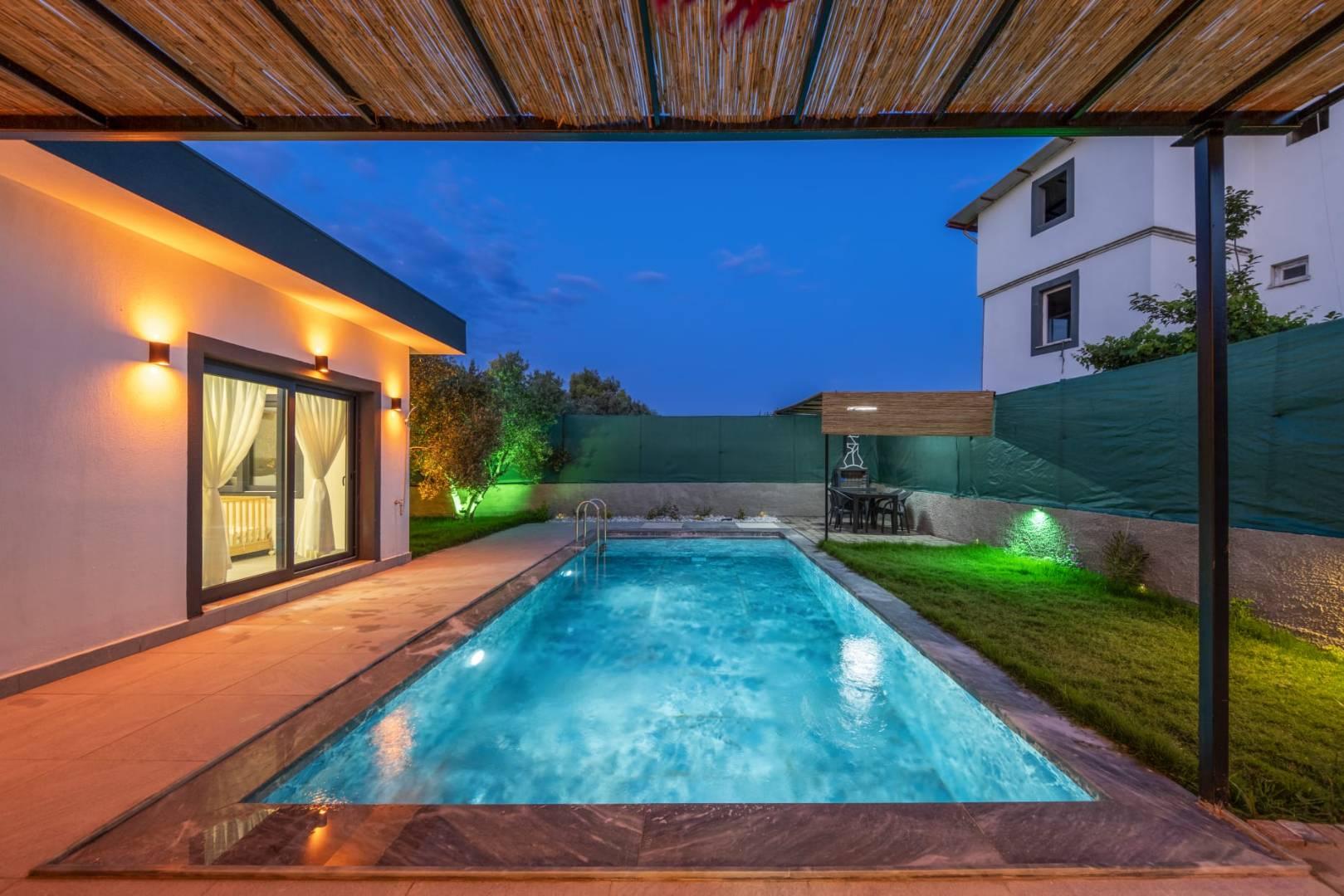 Fethiye Karagedik'te Çekirdek Ailelere Uygun, Özel Havuzlu, Şık Villa-43915