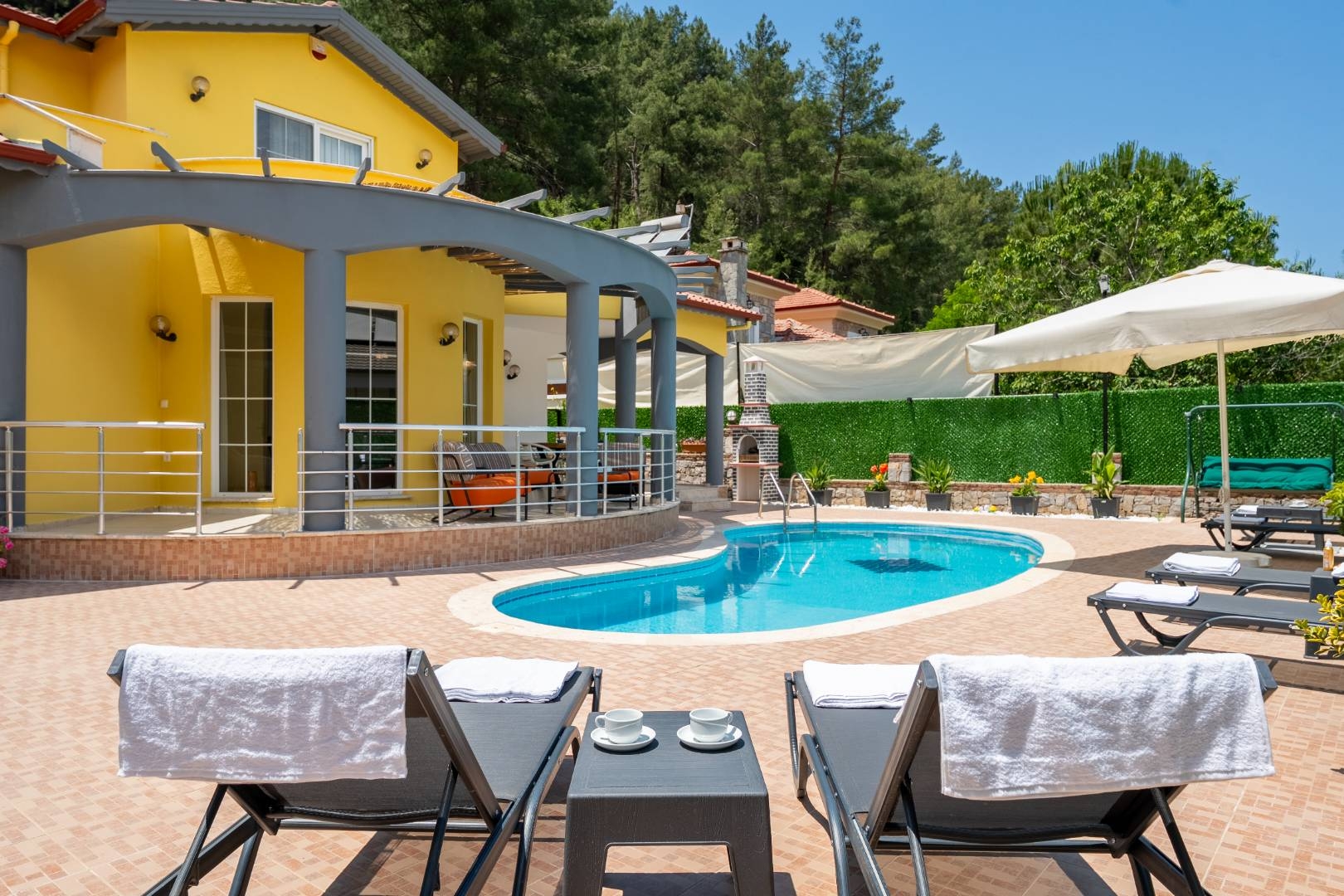 Fethiye Yeşilüzümlü'de Enfes Doğada, Özel Havuzlu, Kiralık Villa