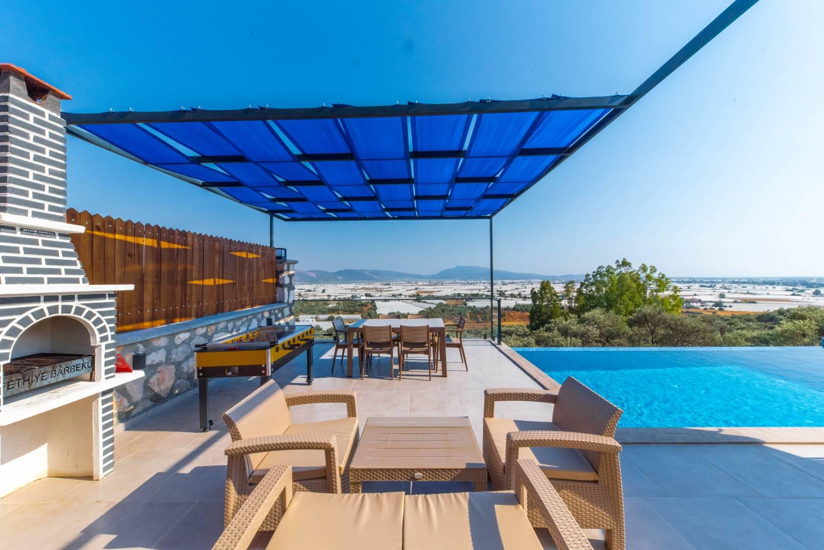 Kaş Çavdır'da Doğa İçerisinde, Özel Havuzlu, 5 Kişilik Villa-43908