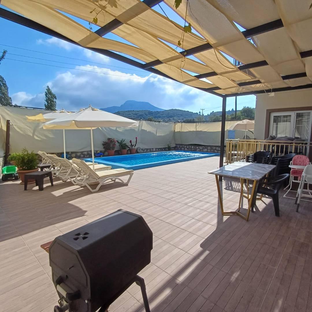 Kaş İkizce'de Geniş Ailelere Uygun, Özel Havuzlu, Kiralık Villa-43395