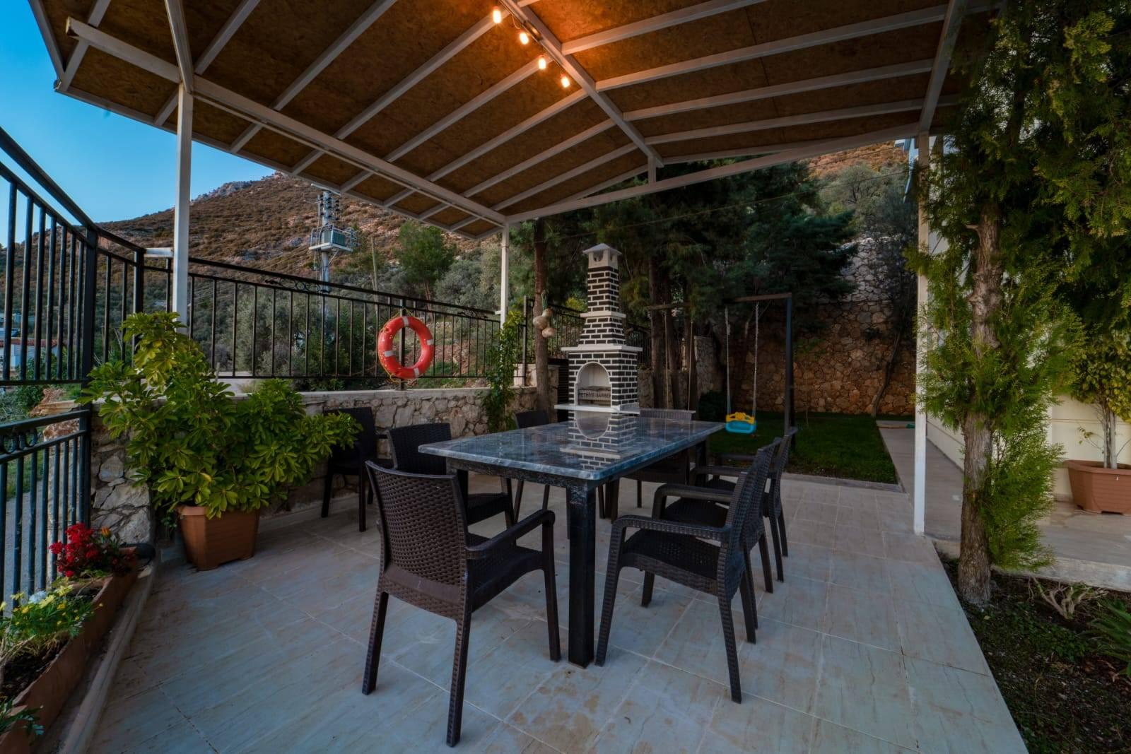 Kaş Kalkan'da Deniz Manzaralı, Özel Havuzlu, Konforlu Villa-43912