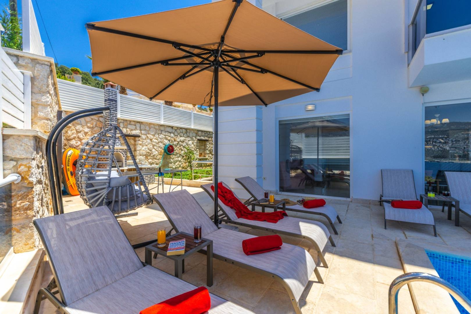 Kaş Kalkan'da Muhteşem Deniz Manzaralı, Özel Havuzlu, Lüks Villa