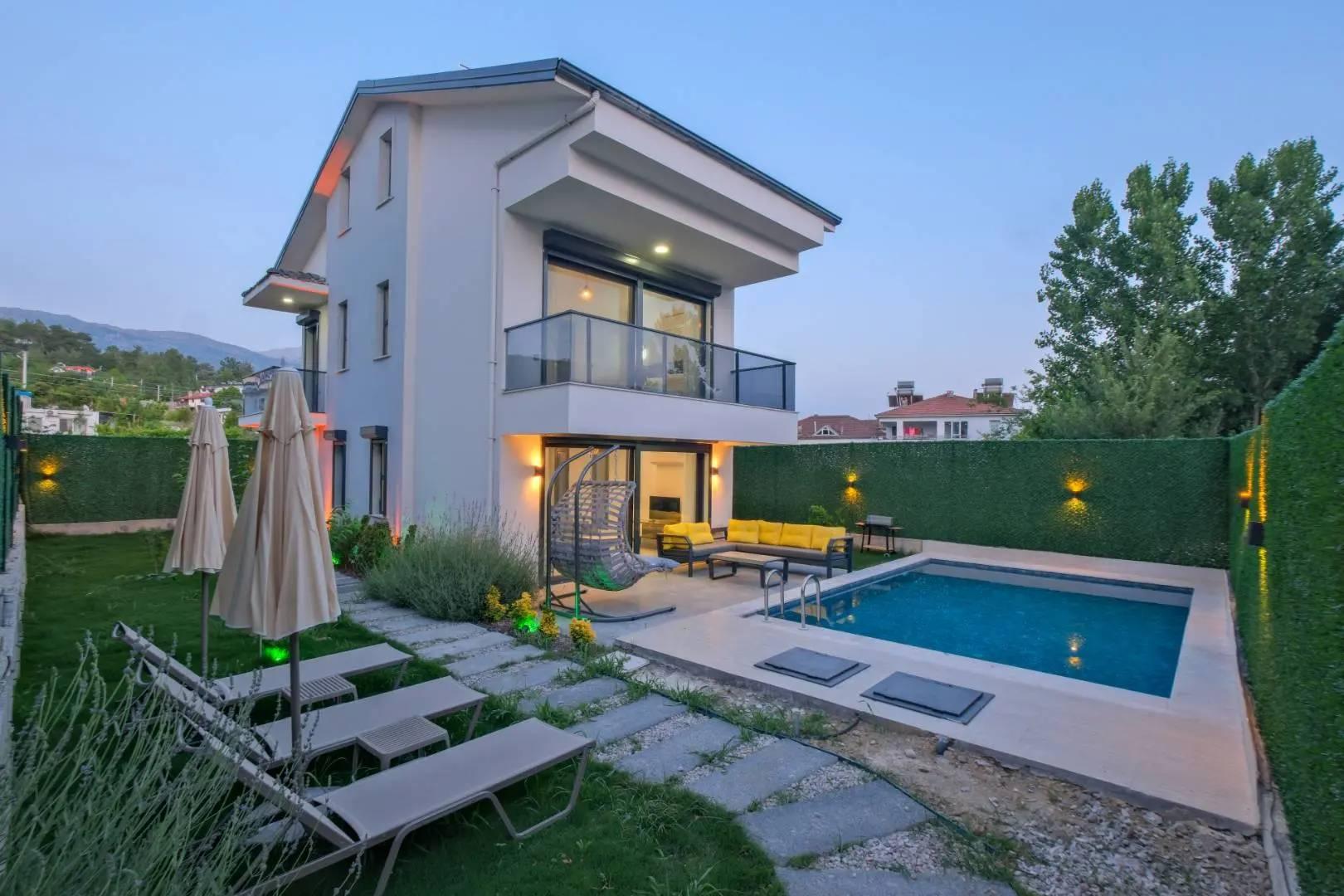 Muğla Seydikemer'de Doğa İçerisinde, Özel Havuzlu, 6 Kişilik Villa-43283