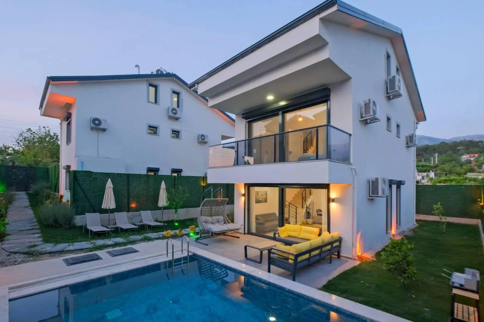 Muğla Seydikemer'de Doğa İçerisinde, Özel Havuzlu, 6 Kişilik Villa-43283