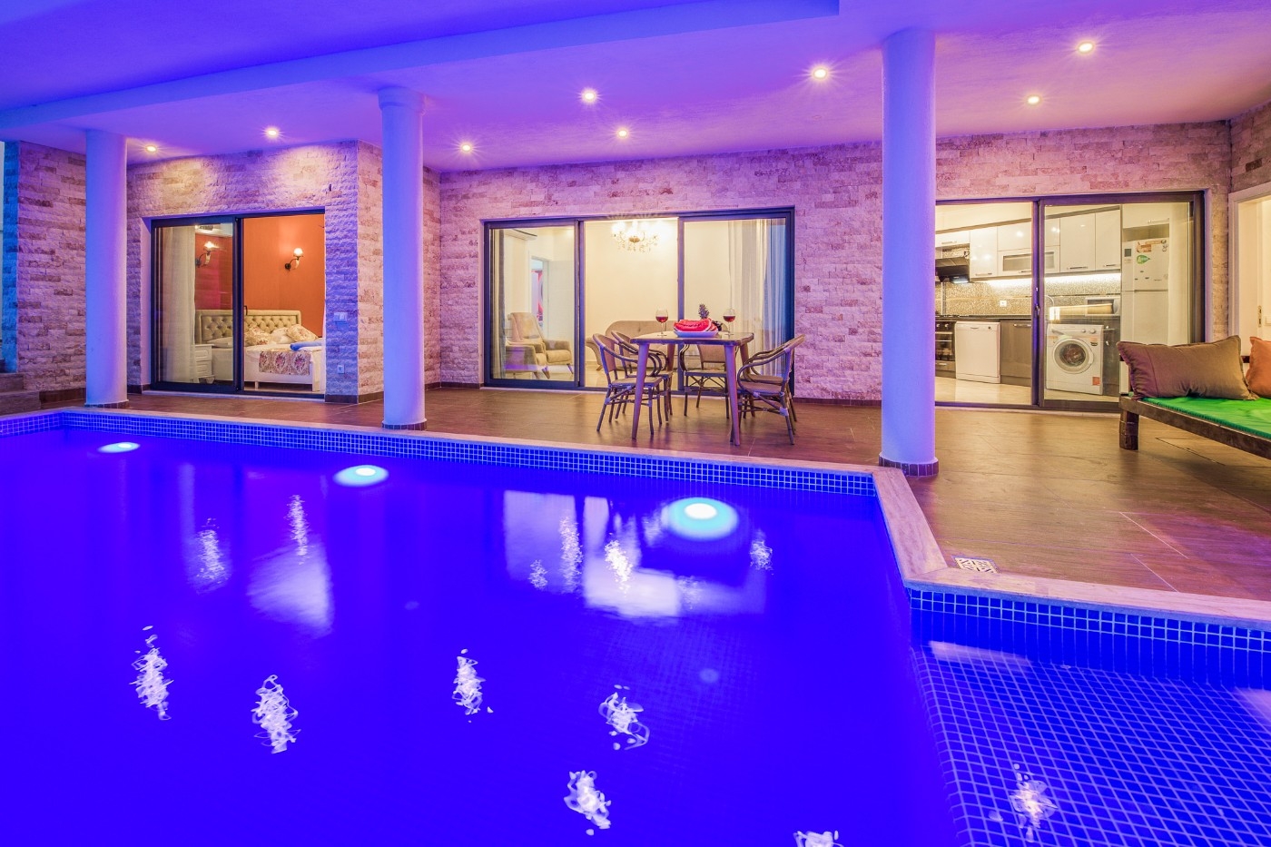 Kaş İslamlar'da Muhteşem Deniz Manzaralı, Özel Havuzlu, Kiralık Villa