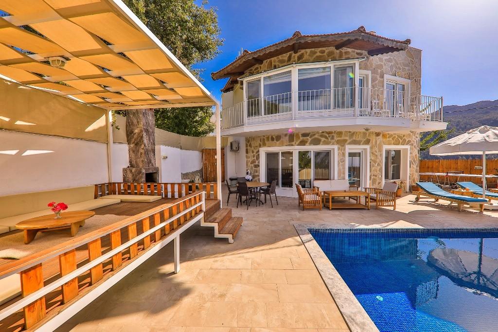 Kaş İslamlar'da Huzur Dolu Doğada, Özel Havuzlu, Jakuzili Villa-12082