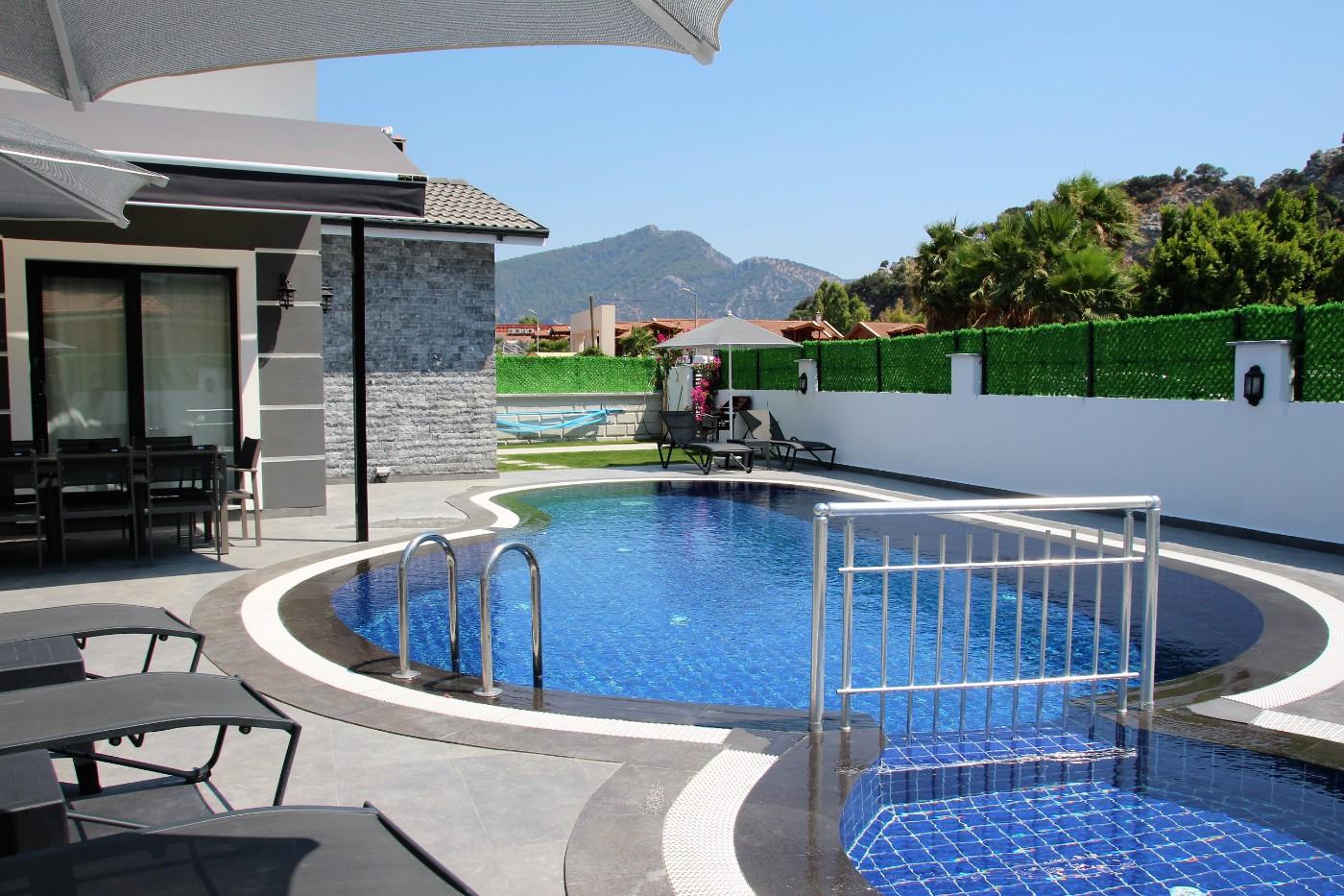 Ortaca Dalyan'da Merkezi Konumda, Özel Havuzlu, Lüks Villa-22443