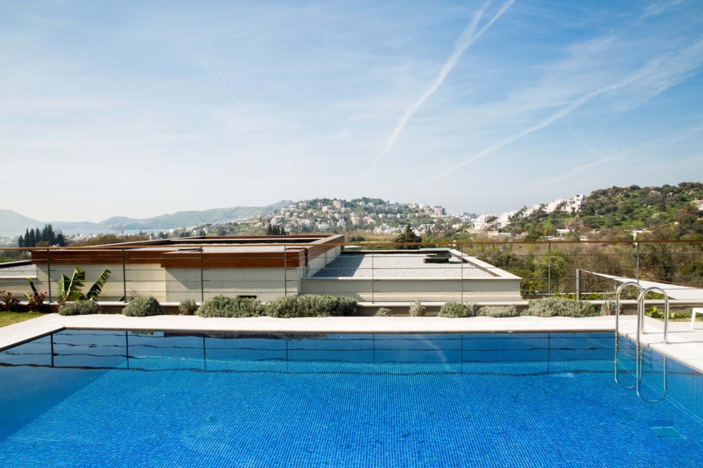 Muğla Bodrum'da Plaja Yakın, Özel Havuzlu, Modern Villa-18086