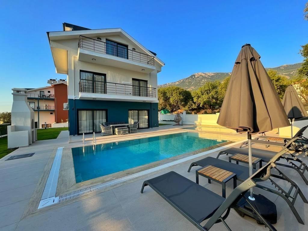 Fethiye Ölüdeniz'de Doğa İçerisinde, Özel Havuzlu, Jakuzili Villa-29177