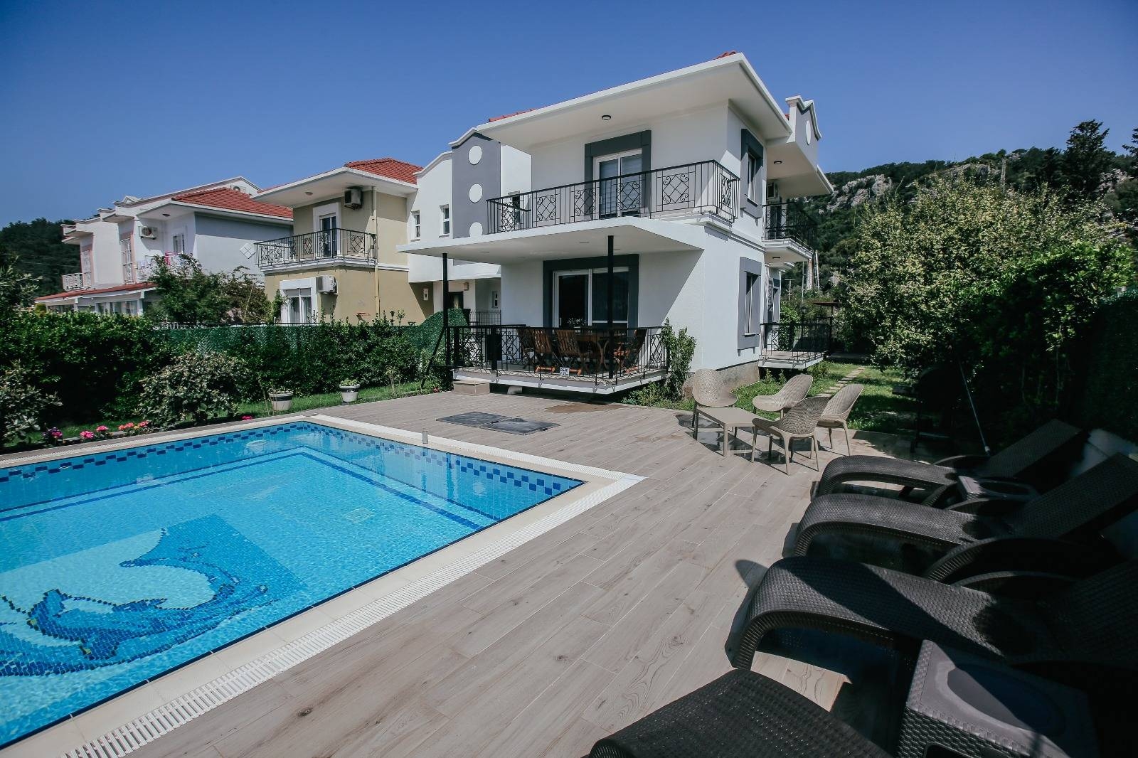 Marmaris Çamdibi'de Eşsiz Doğada, Özel Havuzlu, Şık Kiralık Villa