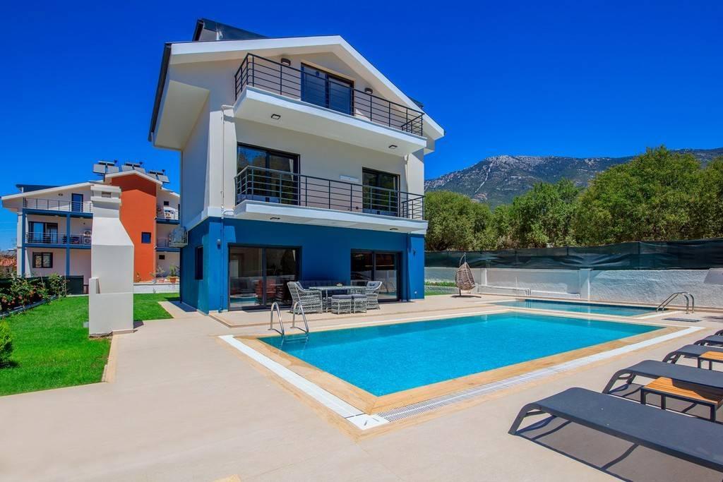 Fethiye Ölüdeniz'de Doğa İçerisinde, Özel Havuzlu, Jakuzili Villa-29177