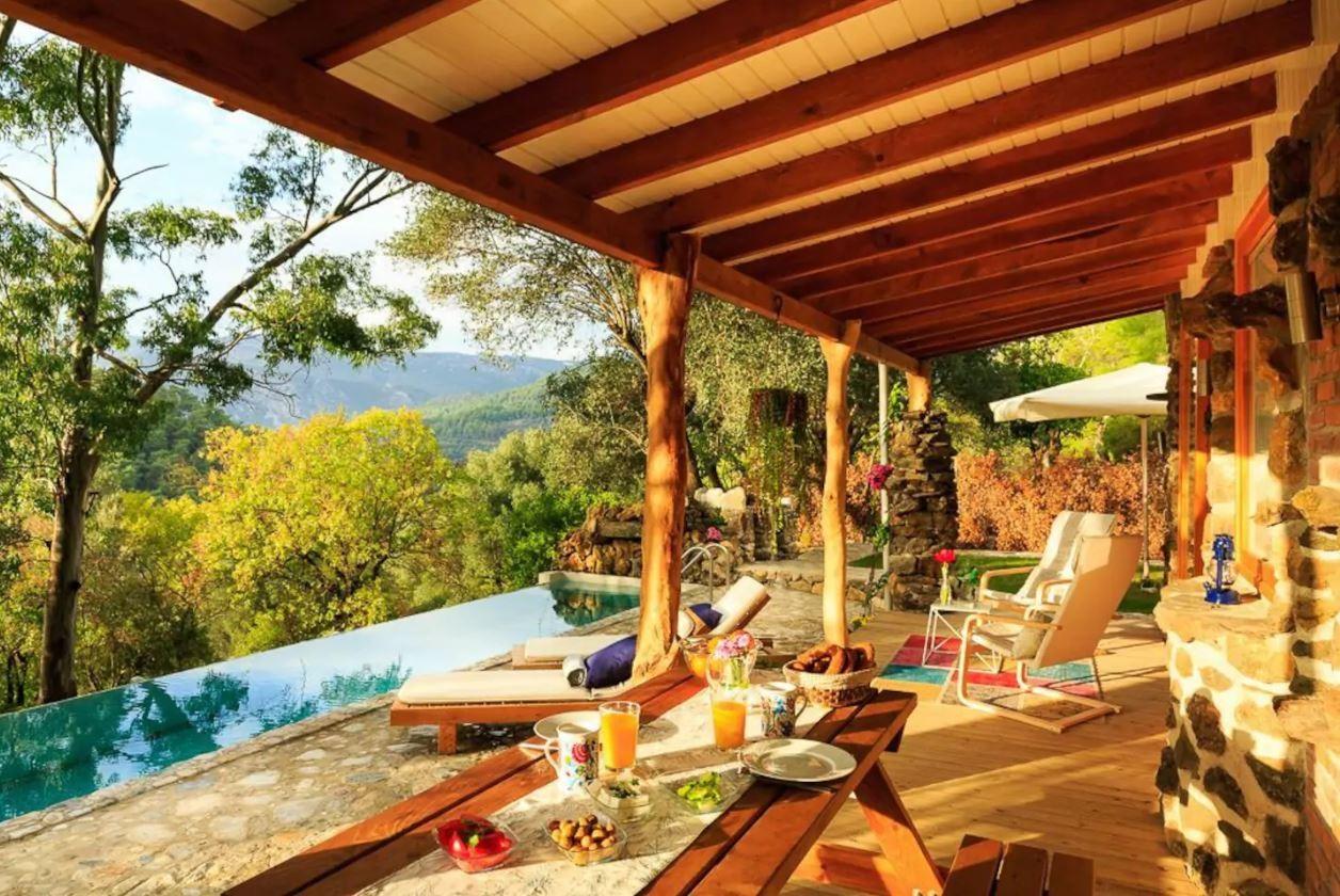 Ula Çıtlık'ta Muhteşem Doğada, Hamaklı, Özel Havuzlu, Romantik Villa-12233