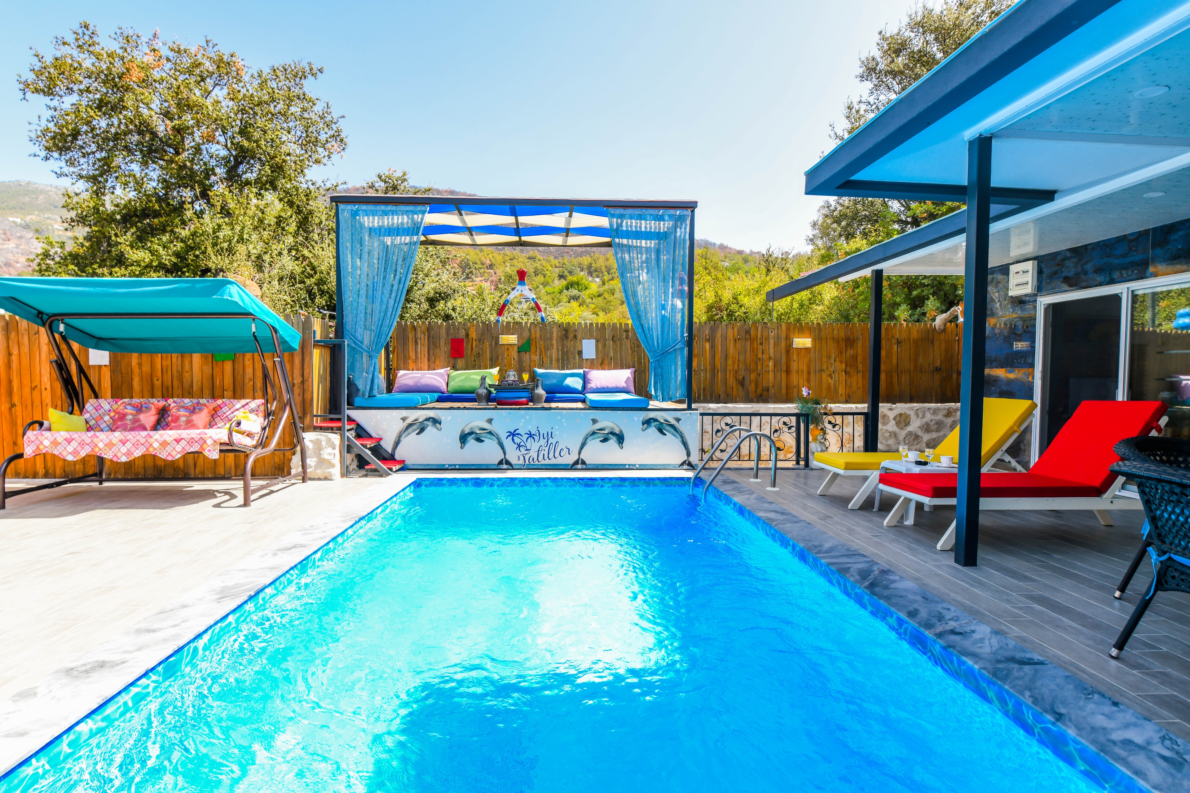 Kaş Üzümlü'de Doğayla İç İçe, Özel Havuzlu, Jakuzili Villa