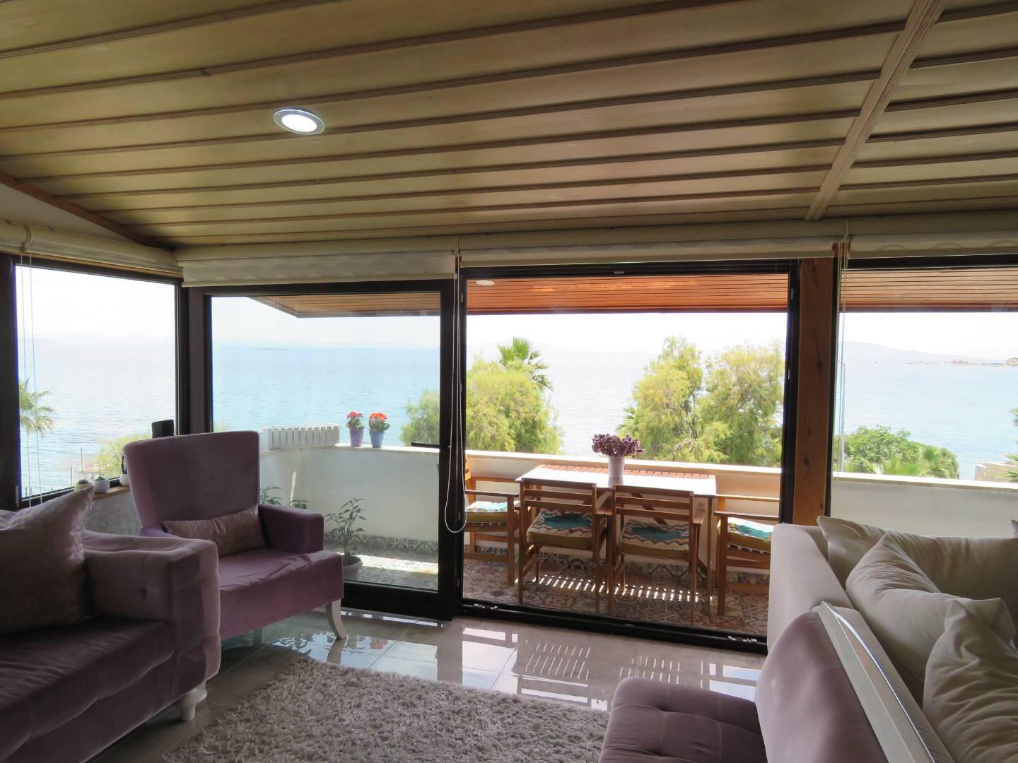 Datça İskele'de Denize Sıfır Konumda, Deniz Manzaralı, Kiralık Suit-28046