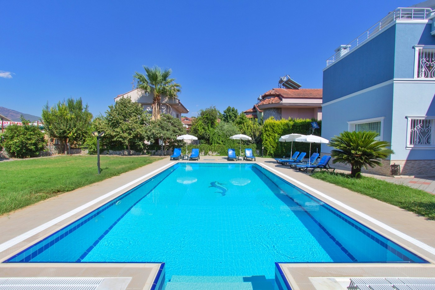 Fethiye Akarca'da Geniş Bahçeli, Özel Havuzlu, Kiralık Villa