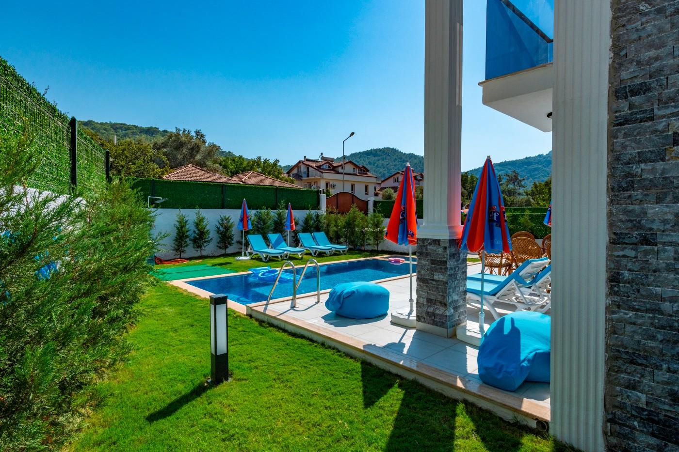 Fethiye Ölüdeniz'de Sessiz ve Sakin Konumda, Özel Havuzlu, Şık Villa-19980