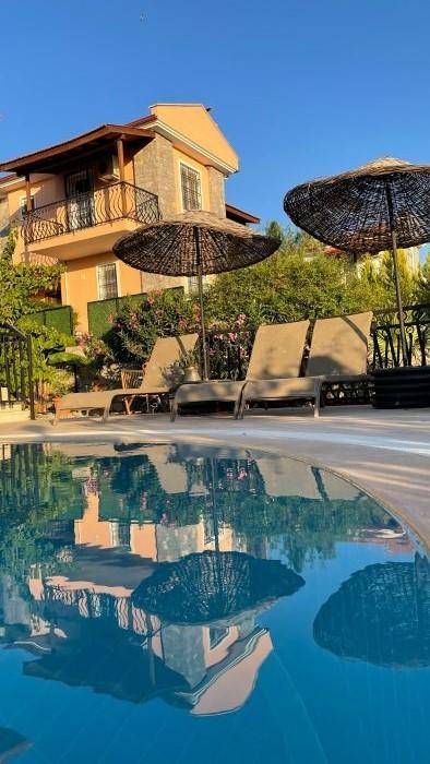 Fethiye Ölüdeniz'de Doğa Manzaralı, Özel Havuzlu, Lüks Villa-14093