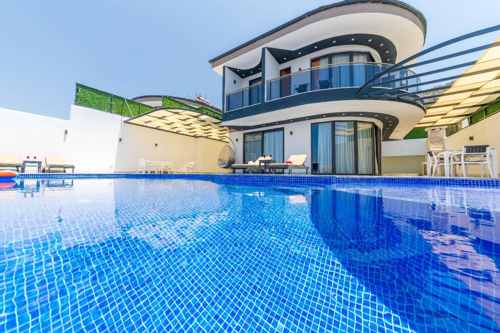 Kaş Yeşilköy'de Doğayla Baş Başa, Özel Havuzlu, 4 Kişilik Villa-28776