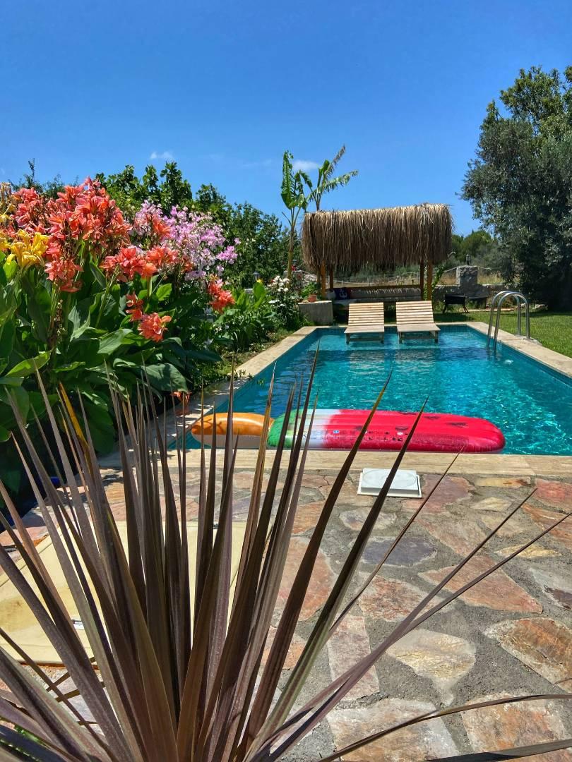 Datça Kızılan'da Huzurlu Doğada, Özel Havuzlu, Ahşap Bungalov-30814