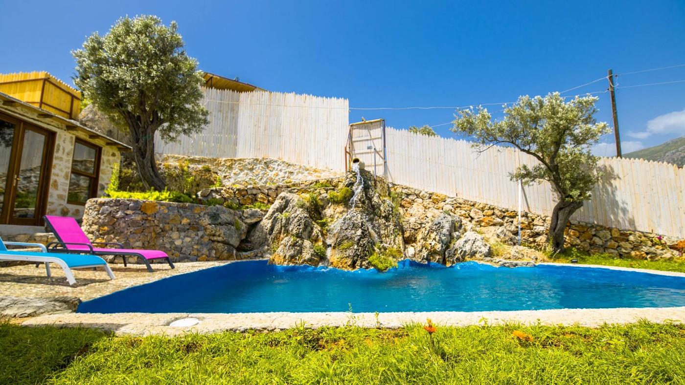 Kalkan Ulugöl'de Doğa İçerisinde, Özel Havuzlu, Lüks Balayı Villası-21082