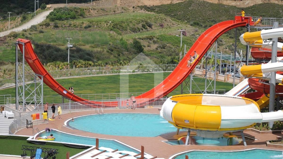 Alanya'da Ücretsiz Aqua Park Kullanımlı, Tesis İçerisinde, 1+1 Suit-27911
