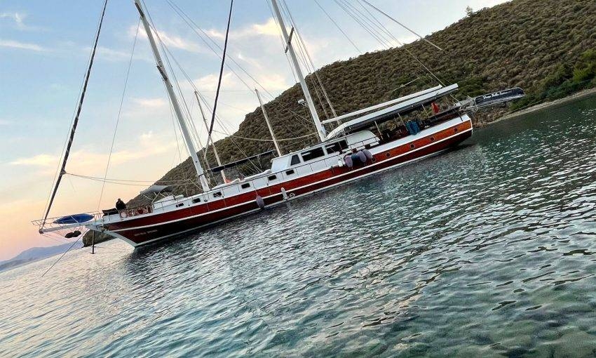 Marmaris Bozburun'da 12 Kişilik, 25 Metre, Kiralık Gulet