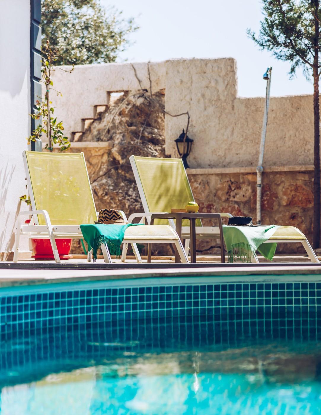 Kalkan Kördere'de Harika Deniz Manzaralı, Özel Havuzlu, Jakuzili Villa-20982