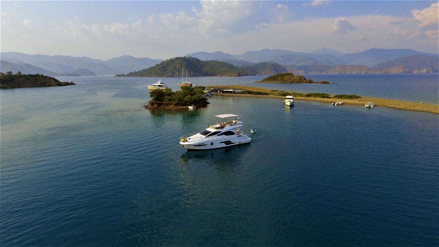 Fethiye'nin Doğa Güzellikleri Arasında, Mavi Sularda, Lüks Motoryat-16437