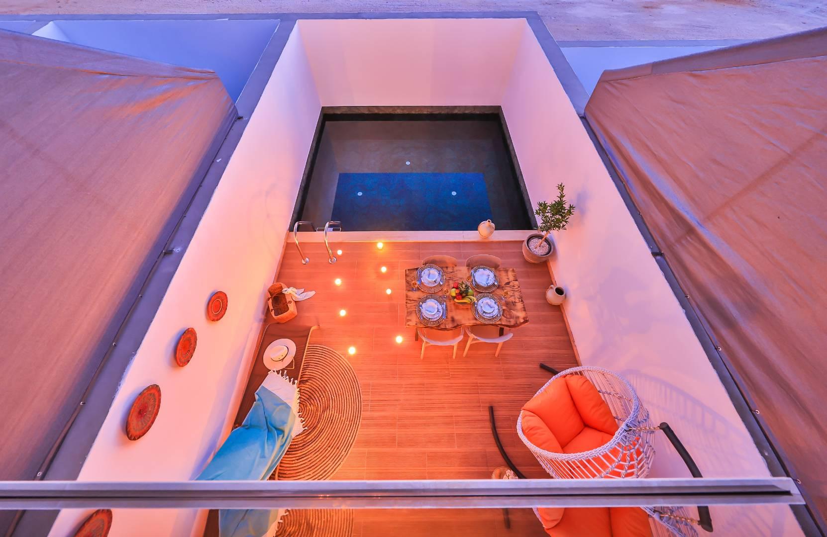 Kaş Andifli'de Dağ Manzaralı, Özel Havuzlu, Kiralık Villa-28655