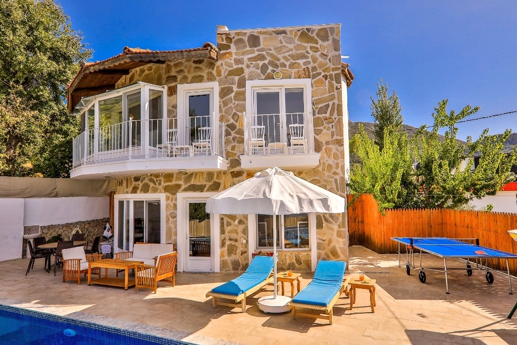 Kaş İslamlar'da Huzur Dolu Doğada, Özel Havuzlu, Jakuzili Villa