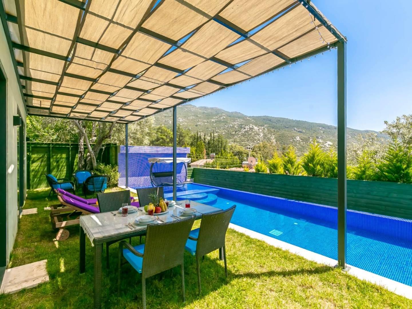 Kaş İslamlar'da Huzurlu Doğa İçinde, Özel Havuzlu, Balayı Villası-30347