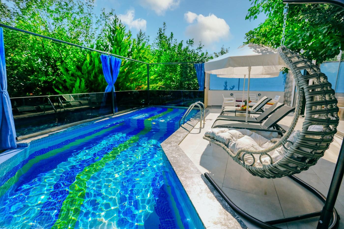Kaş İslamlar'da Muhteşem Doğa İçerisinde, Özel Havuzlu, Hamamlı Villa-22890