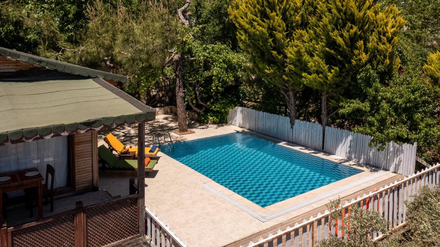 Kaş İslamlar'da Doğa İle İç İçe, Özel Havuzlu, Lüks Villa-22784