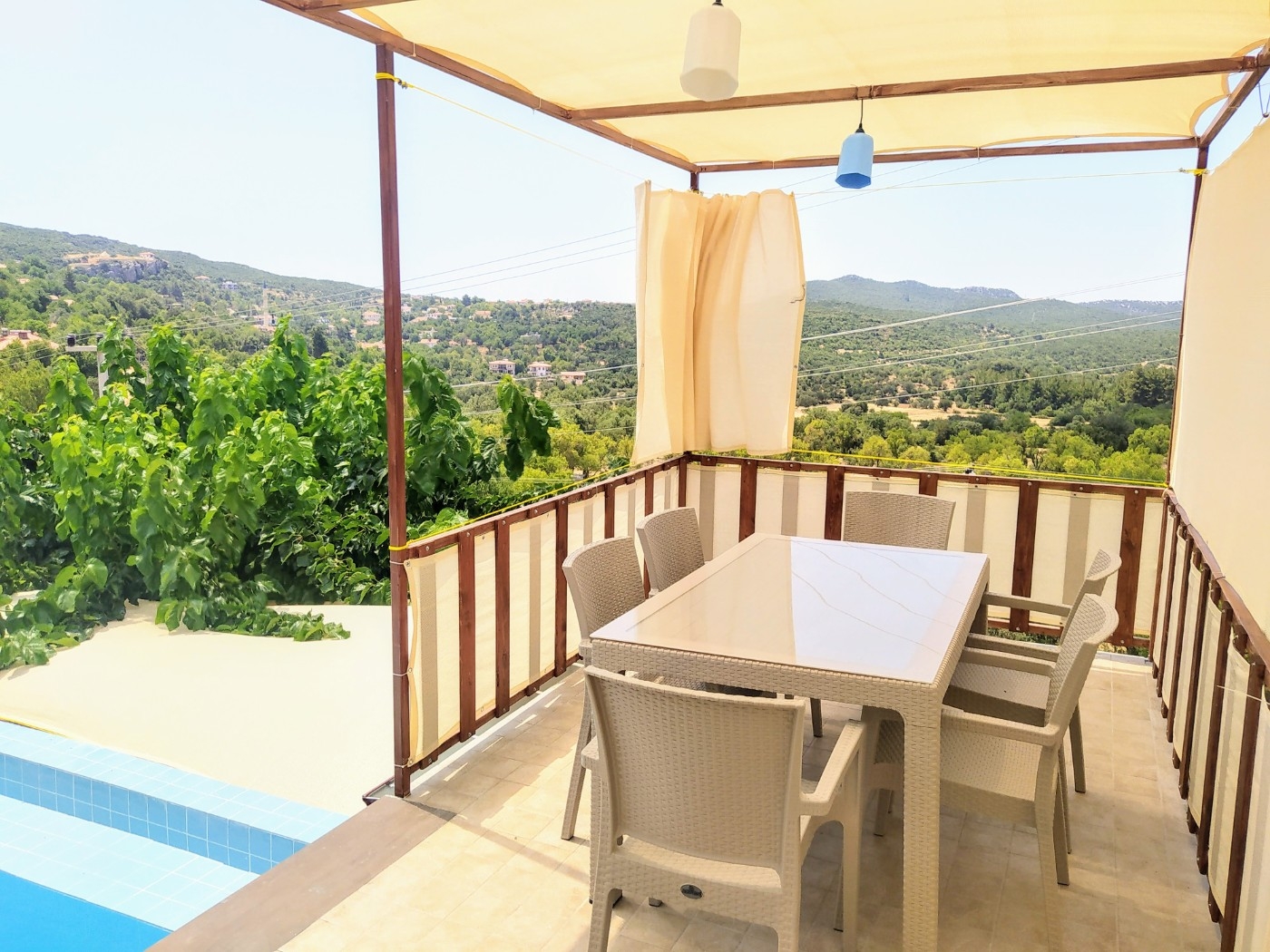 Kaş Çukurbağ'da Enfes Doğa Manzaralı, Özel Havuzlu, Yazlık Villa