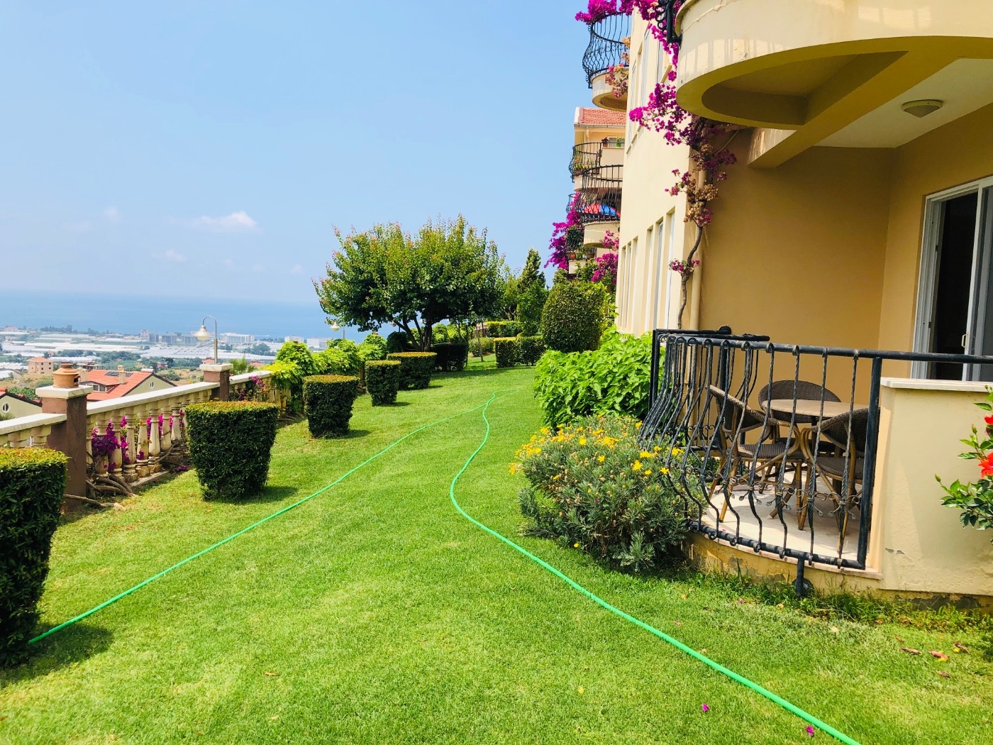 Alanya'da Sosyal Tesis İçerisinde, Aquapark Bulunan, 6 Kişilik Yazlık