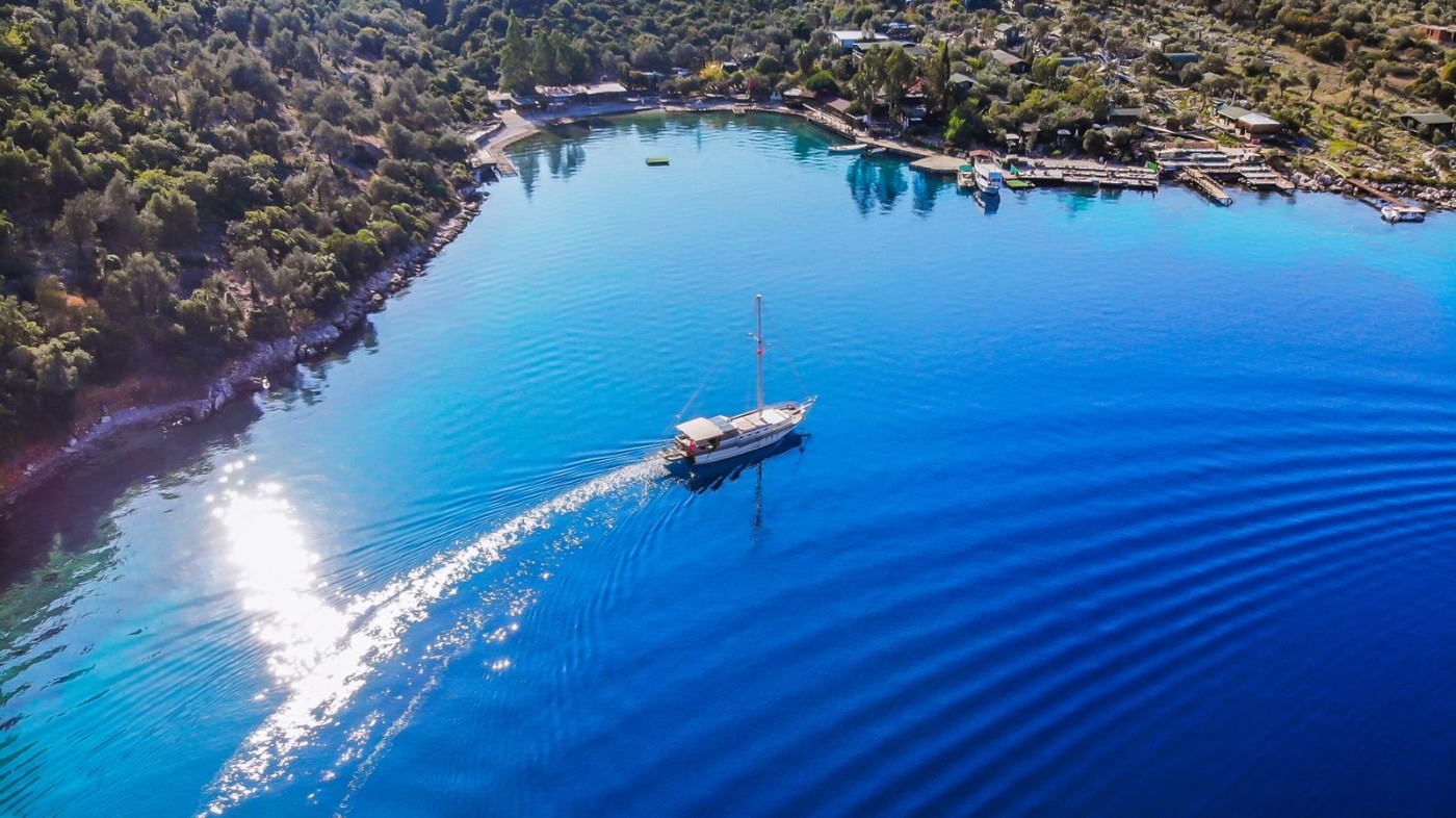 Kaş Kalkan'ın Muhteşem Maviliğinde, 2016 Yapımlı, 16 Metrelik Gulet