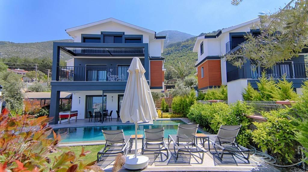 Fethiye Ölüdeniz'de Geniş Bahçeli, Özel Havuzlu, Jakuzili, Şık Villa-22250