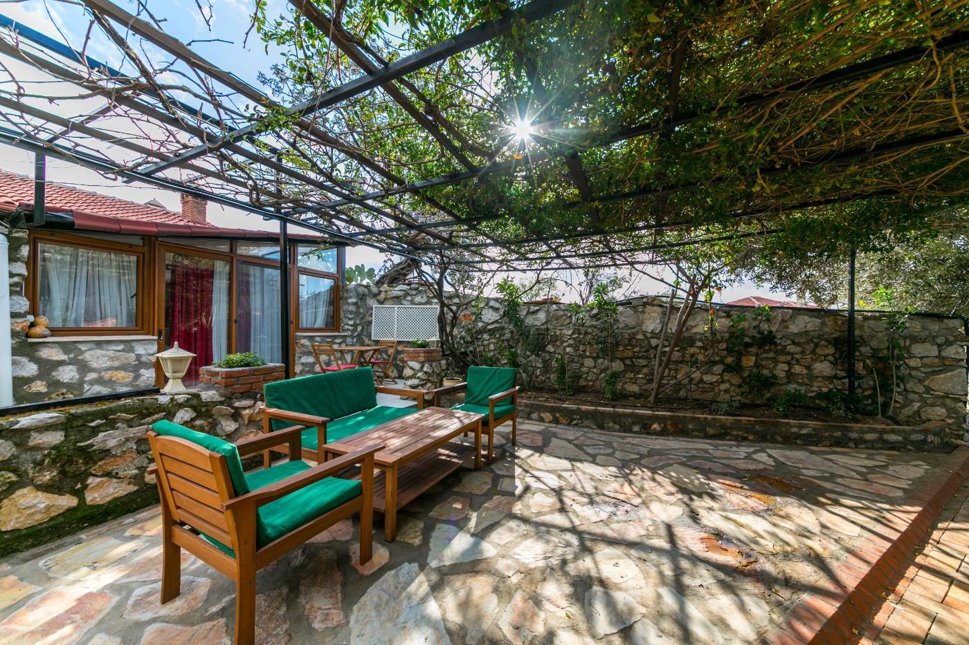 Marmaris Söğüt'te Taş Mimariye Sahip, Özel Havuzlu, Lüks Villa-13983
