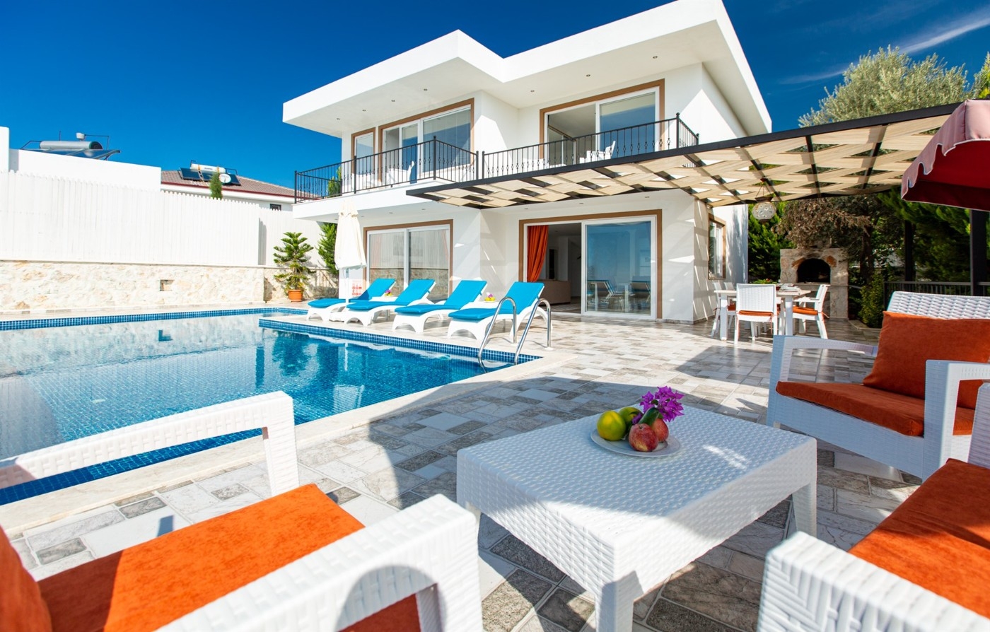 Kaş Üzümlü'de Doğa İçerisinde, Özel Havuzlu, Jakuzili, Modern Villa