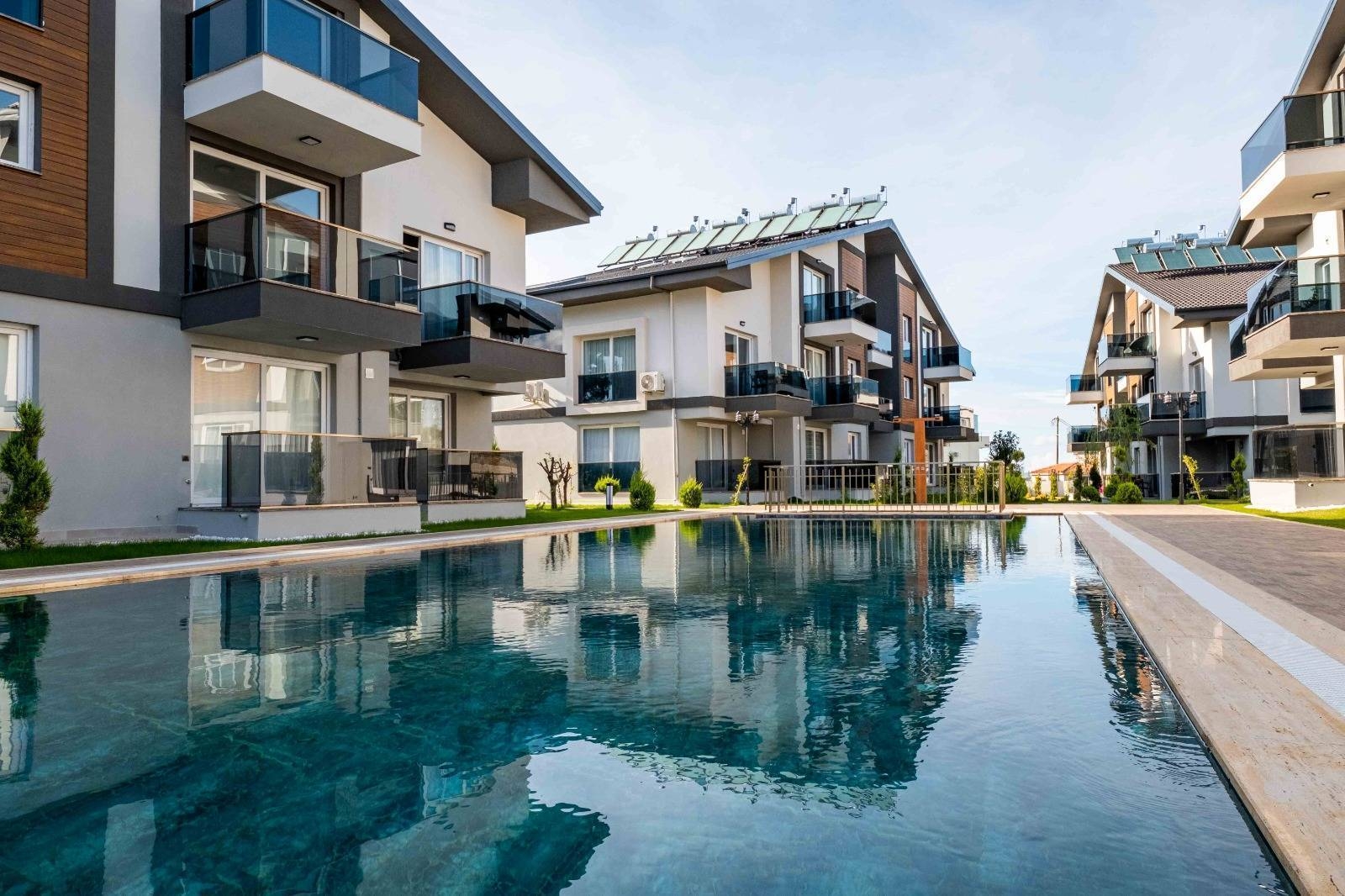 Fethiye'de Çalış Plajına Yakın, Ortak Havuzlu, Kiralık Dubleks Ev