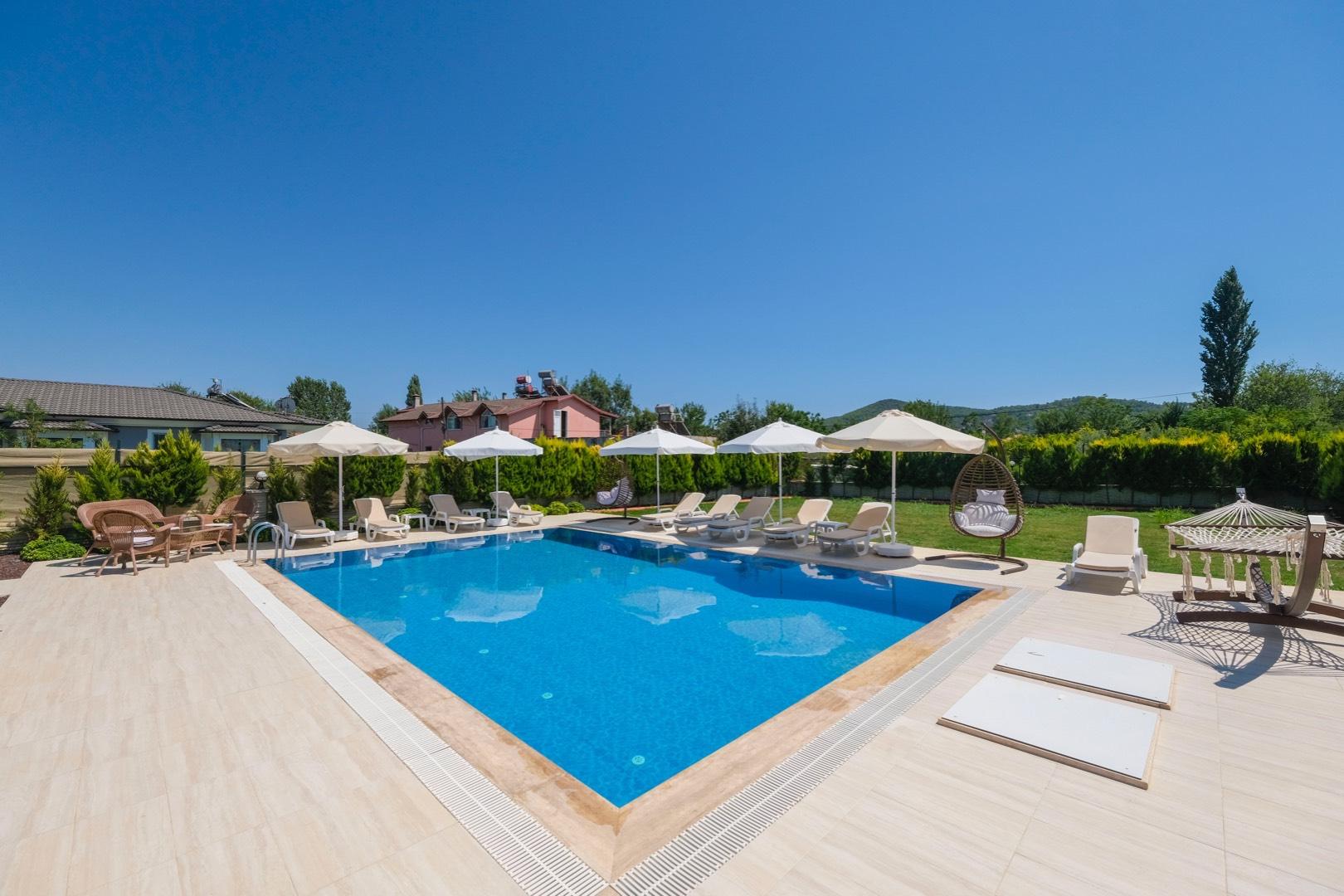 Muğla Ortaca'da Enfes Doğada, Özel Havuzlu, Bahçeli, Kiralık Villa-16768