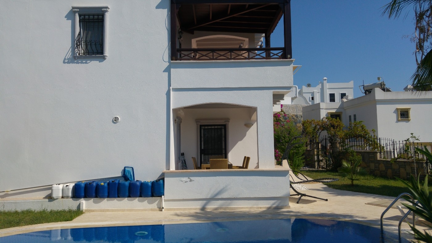 Bodrum Gümbet'te Muhteşem Deniz Manzaralı, Özel Havuzlu, Kiralık Villa