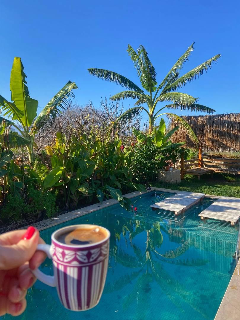 Datça Kızılan'da Huzurlu Doğada, Özel Havuzlu, Ahşap Bungalov-30814