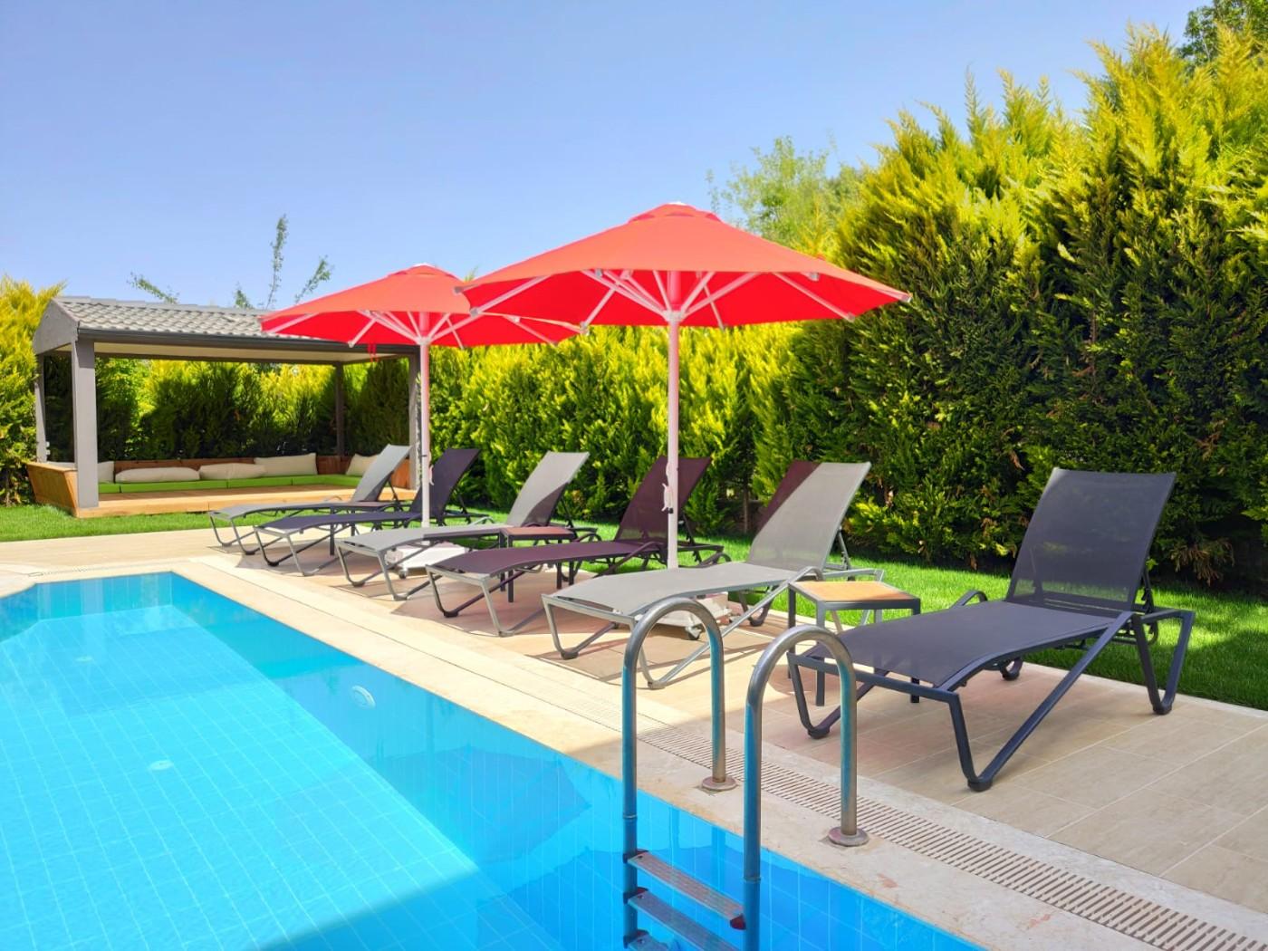 Fethiye Ölüdeniz'de Ferah Bahçeli, Özel Havuzlu, 4+1 Kiralık Villa-16205