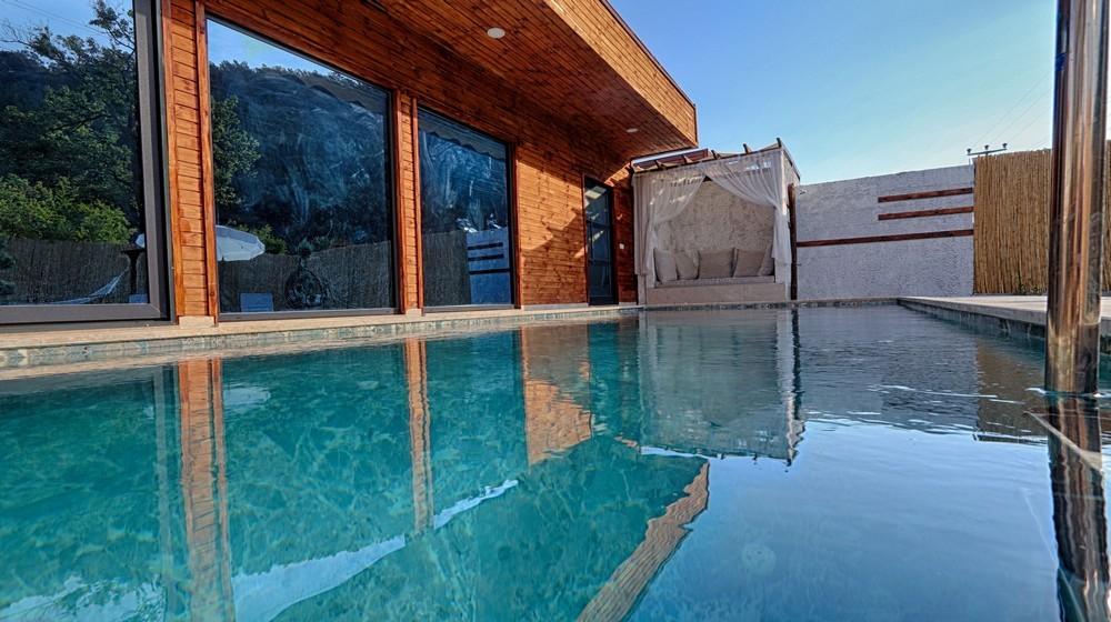 Fethiye İnlice'de Doğa Manzaralı, Özel Havuzlu, Jakuzili Villa-22344