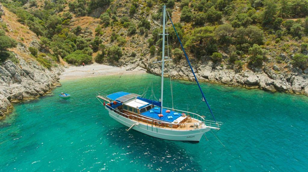 Fethiye'nin Masmavi Sularında, Lüks Yapım Gulet