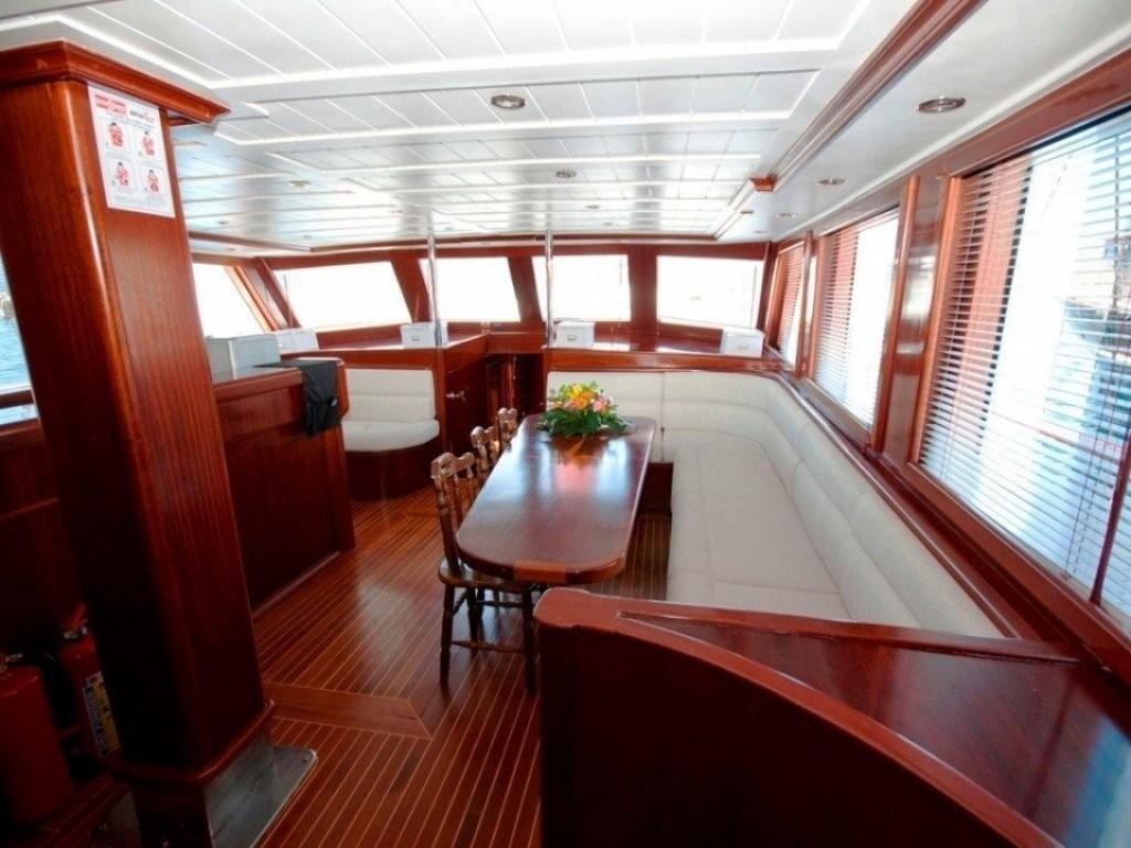 Muğla Fethiye'de Geniş Kapasiteye ve Hacme Sahip Olan, Konforlu Gulet-14320