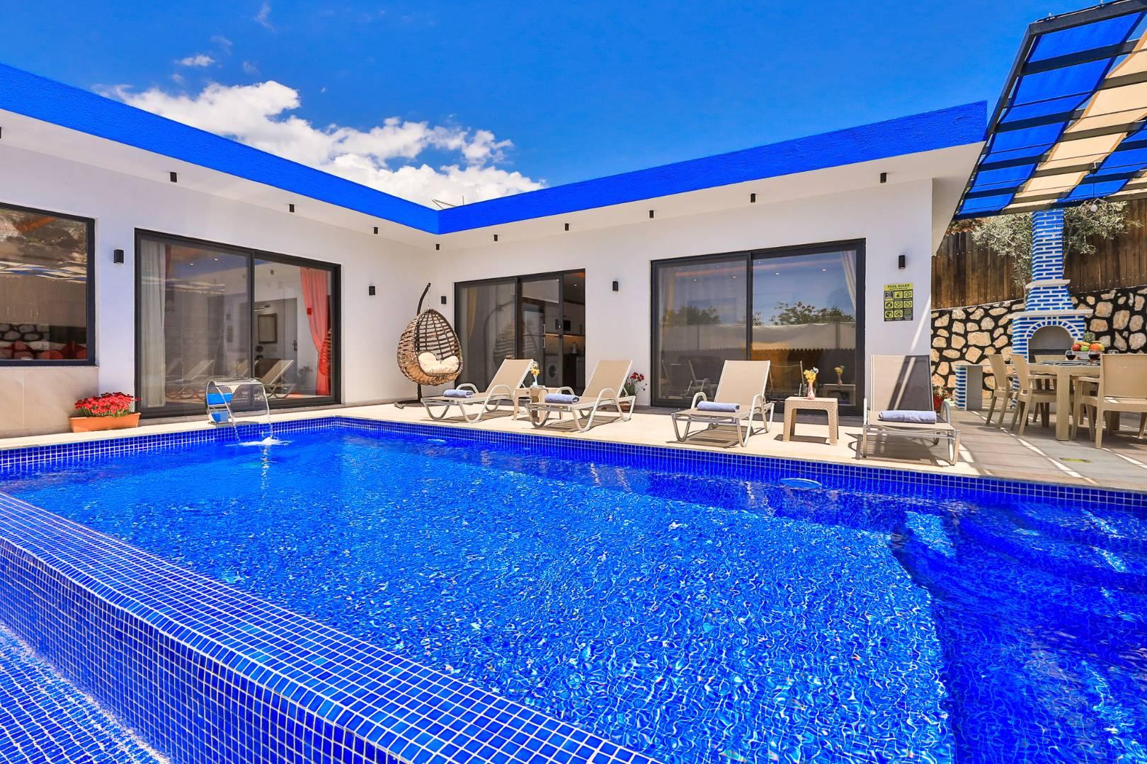 Kaş İslamlar'da Huzur Dolu Doğada, Özel Havuzlu, Kiralık Villa-26738