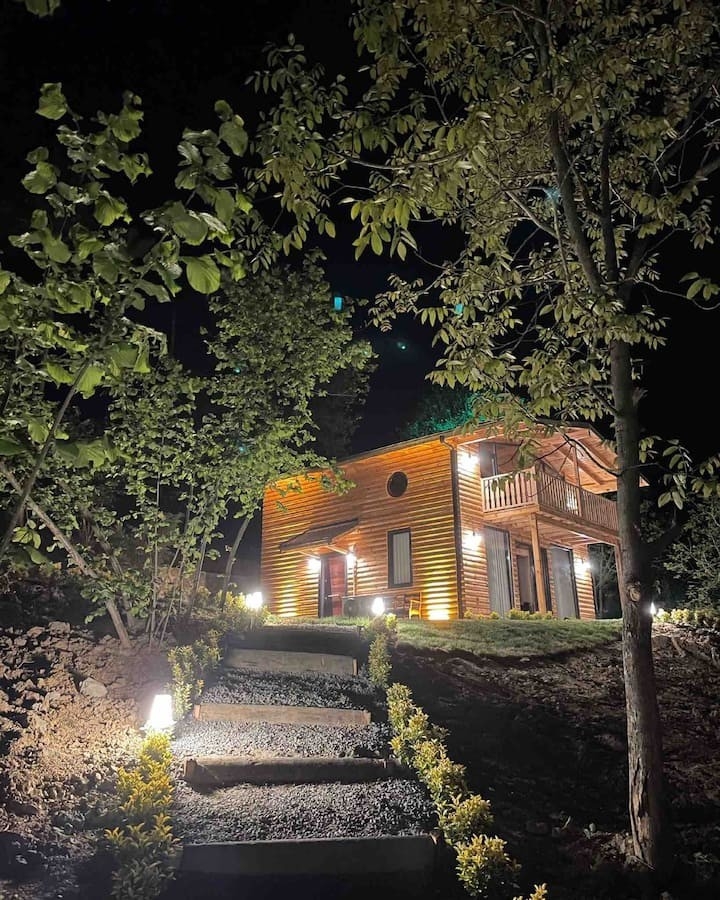 Sakarya Sapanca'da Göl ve Doğa Manzaralı, Bahçeli Dubleks Bungalov