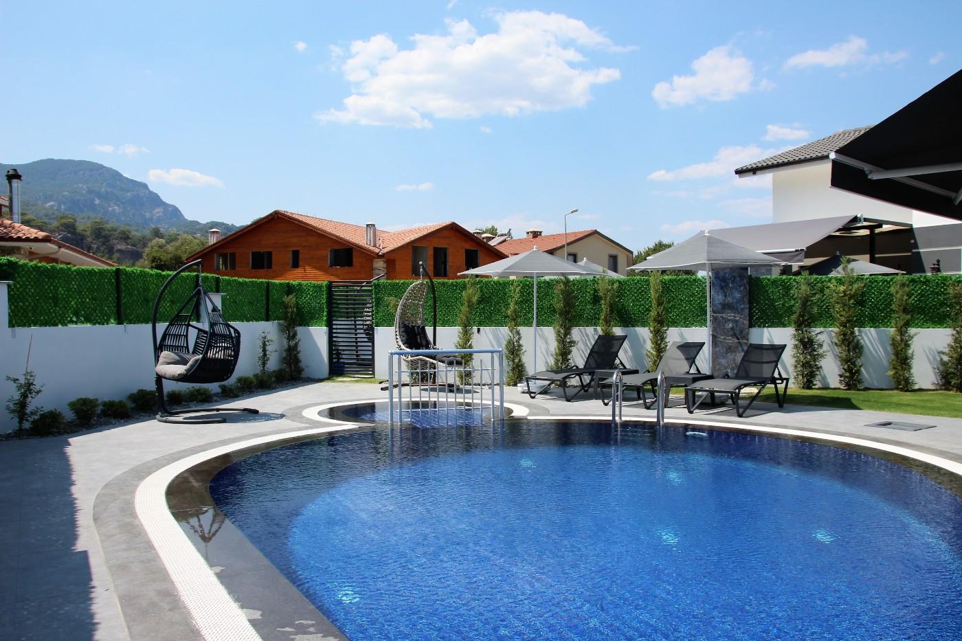 Ortaca Dalyan'da Merkezi Konumda, Özel Havuzlu, Lüks Villa-22443